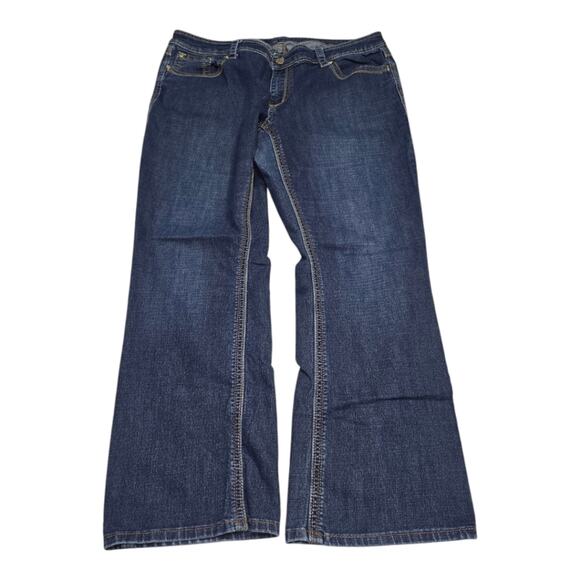 Melissa MCCARThY x‎ Seven7 Bootcut Women's Mid Rise Blue Jeans Plus Size 20 - Picture 5 of 12